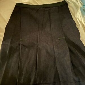 Paul Smith Dark Gray Wool Skirt Italy Size 44